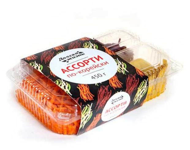 Ассорти овощное Долгая жизнь По-корейски, 450 г