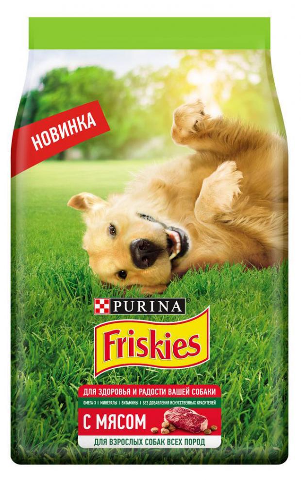 

Cухой корм для взрослых собак Friskies с мясом, 500г