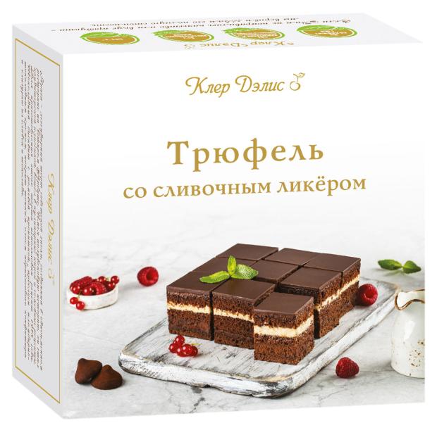 

Бенто торт Клер Дэлис Трюфель со сливочным ликером, 225 г