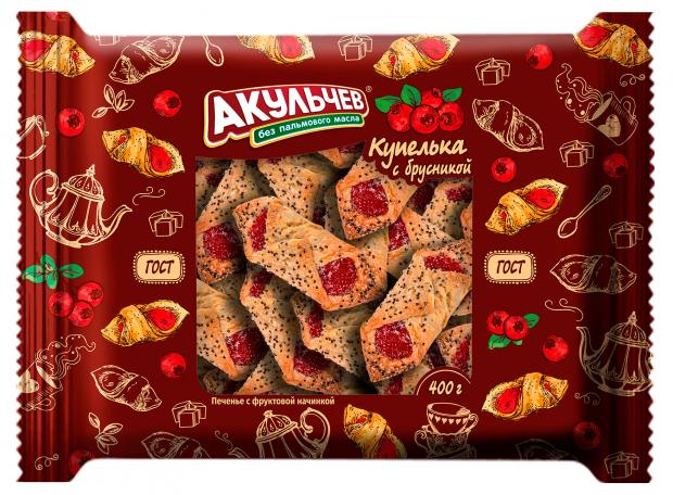 

Печенье «Акульчев» Купелька с брусникой, 400 г
