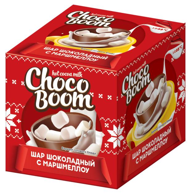 

Шар шоколадный КОНФИТРЕЙД Choco boom с маршмеллоу, 28 г
