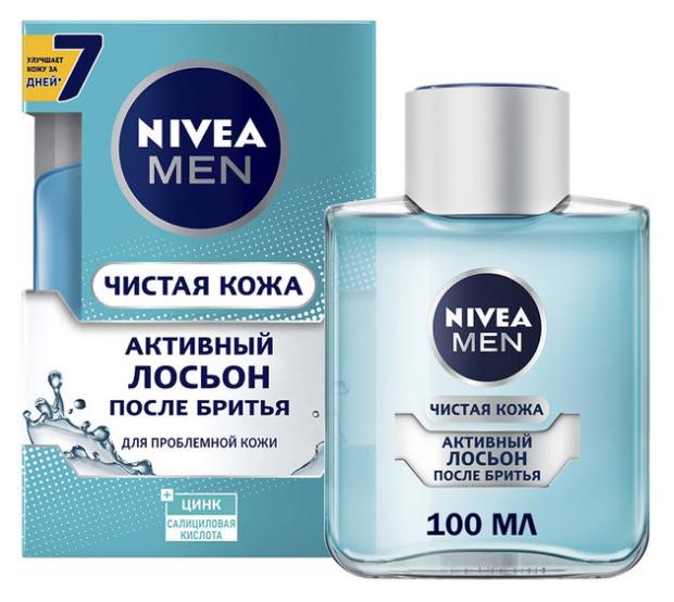 

Лосьон после бритья NIVEA MEN Чистая Кожа для проблемной кожи с цинком и салициловой кислотой, 100 мл