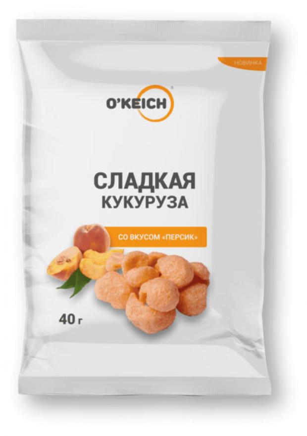Чипсы кукурузные O'KEICH вкус персик, 40 г