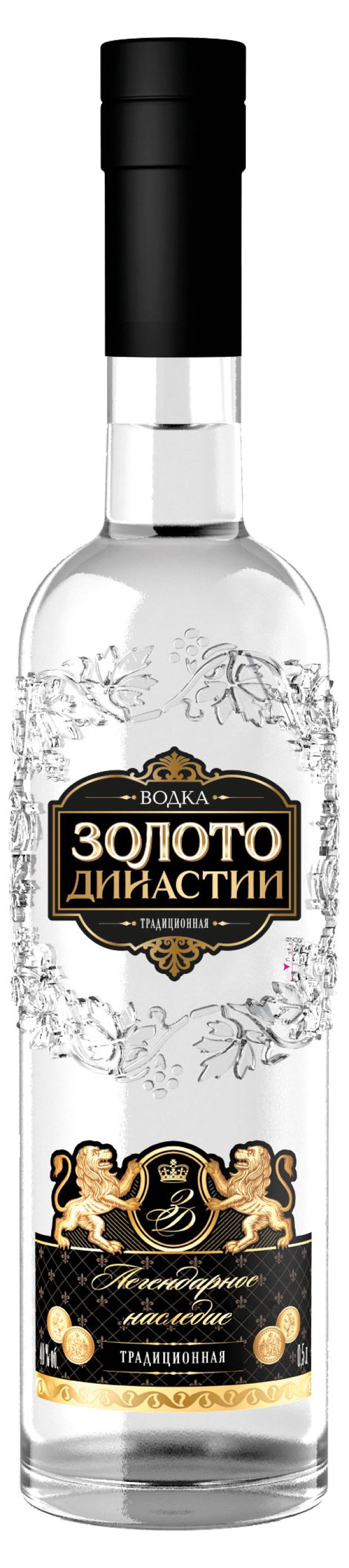 Водка Золото Династии Россия, 0,5 л