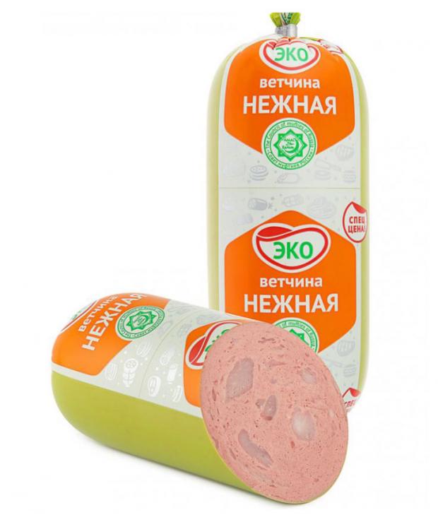 

Продукт вареный из мяса птица «ЭКО» ветчина Нежная Халяль, 350 г