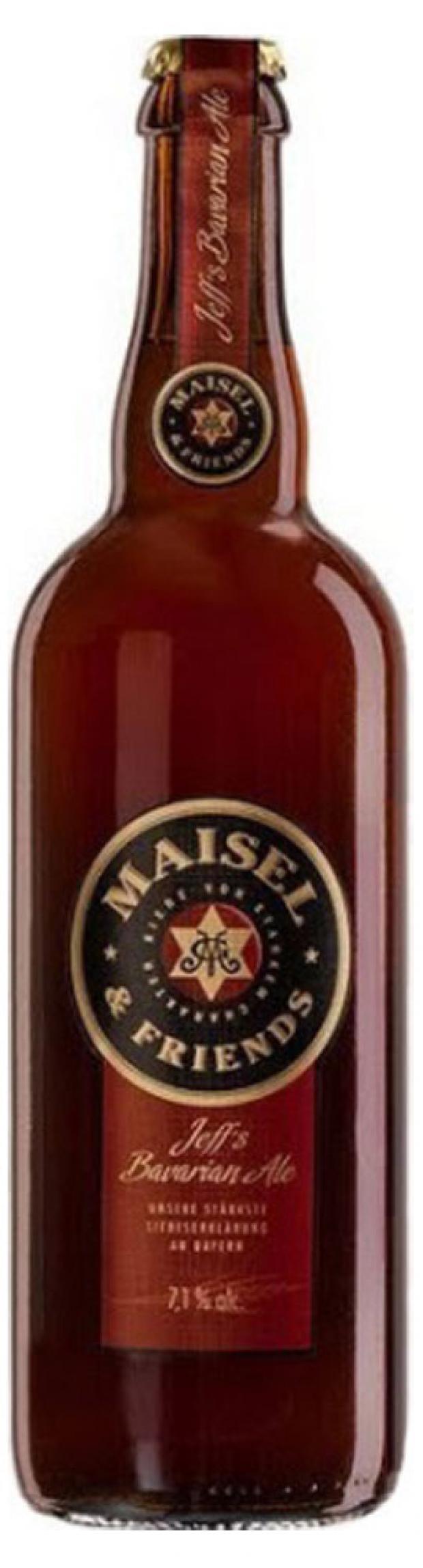 Пиво Maisel&Friends Jeff's Bavarian Ale светлое нефильтрованное 7,1%, 750 мл