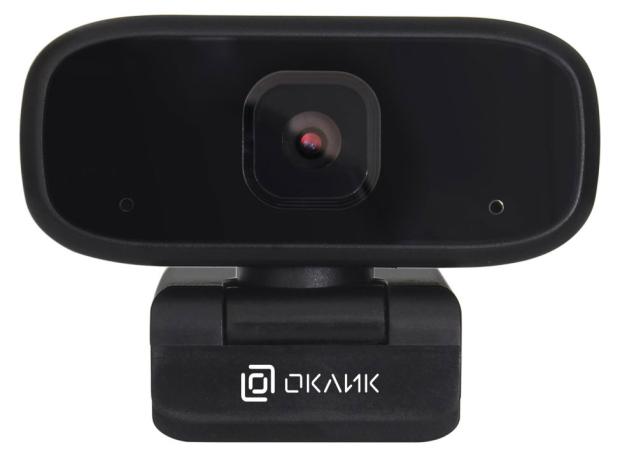 Камера Web Оклик OK-C015HD черный 1Mpix (1280x720) USB2.0 с микрофоном