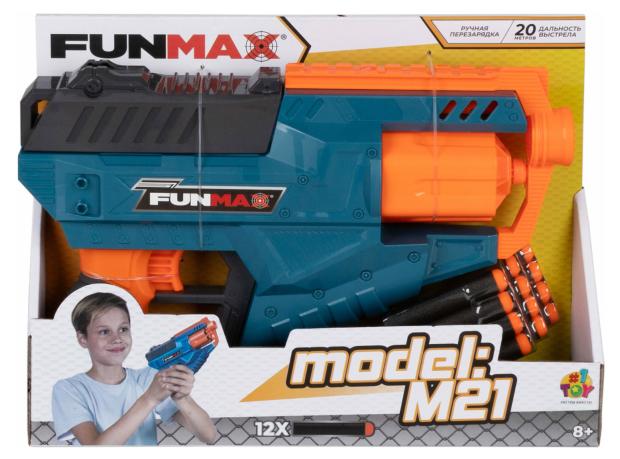 

Бластер 1TOY Funmax Механический барабан М21