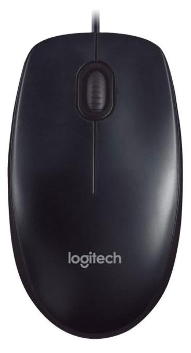 Мышь проводная Logitech M90 черная