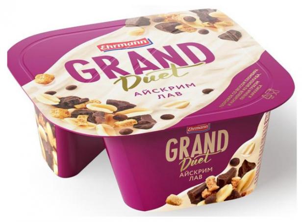 

Творожок Grand Duet Айскрим лав 9,1%, 138 г