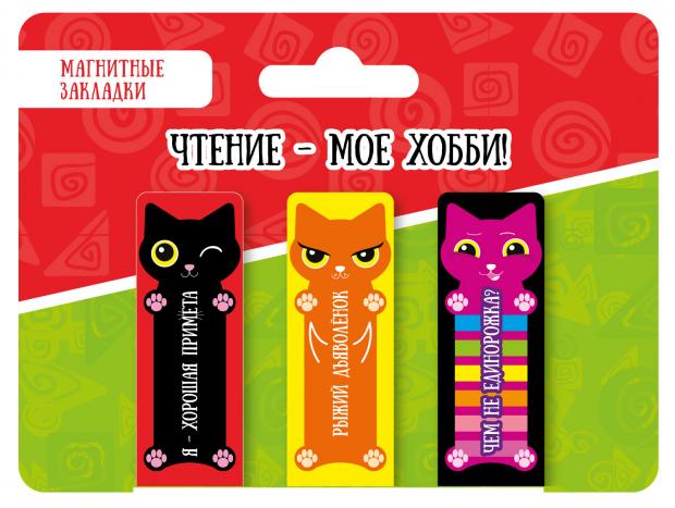 Набор магнитных закладок, 3 шт