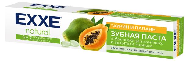 Зубная паста Exxe natural Таурин и папаин, 75 мл