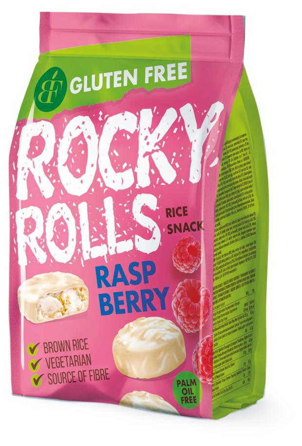 

Конфеты Benlian Rocky Rolls с воздушным рисом с малиной, 70 г