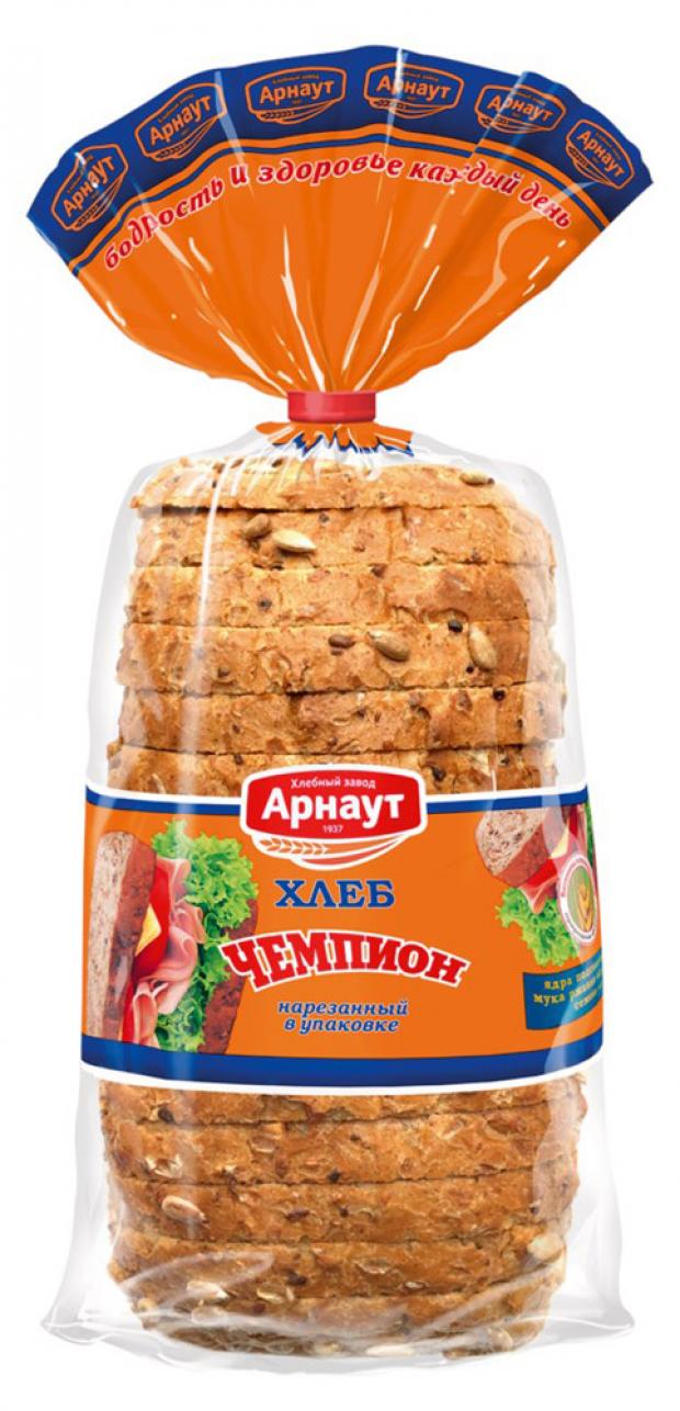 

Хлеб ржано-пшеничный «Арнаут» Чемпион нарезка, 350 г