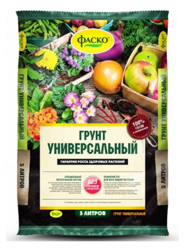 грунт универсальный фаско 5 л Грунт Фаско универсальный, 5 л