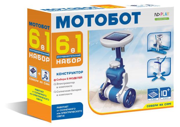 

Игрушка-конструктор Nd Play Мотобот 6 в 1