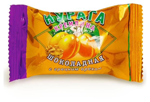 Конфеты Кремлина Курага с грецким орехом, вес