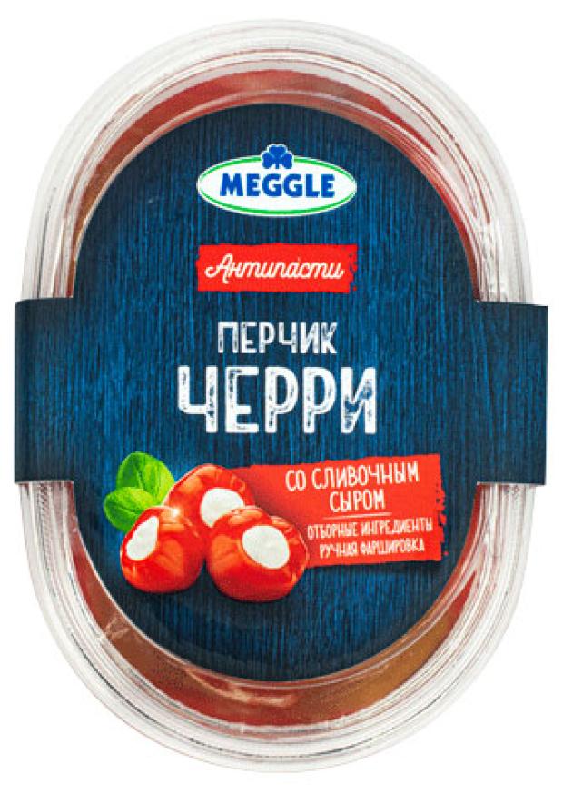 Закуска Meggle перчик черри со сливочным сыром БЗМЖ, 210 г