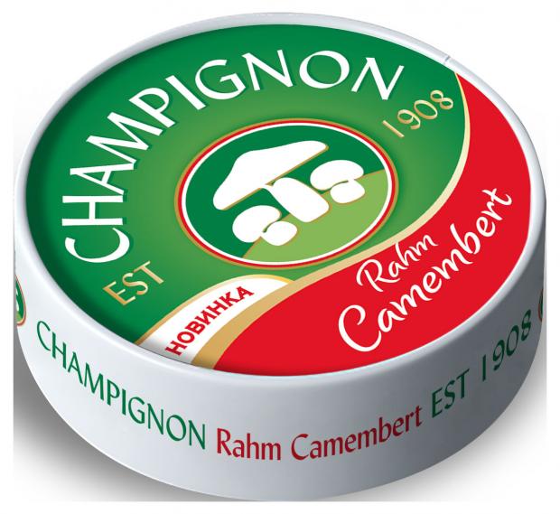 

Сыр Champignon Камамбер сливочный с белой плесенью 50%, 125 г