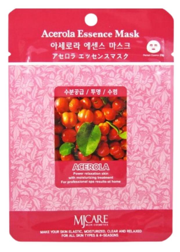 

Маска тканевая для лица Mijin essence mask с экстрактом ацеролы, 23 г