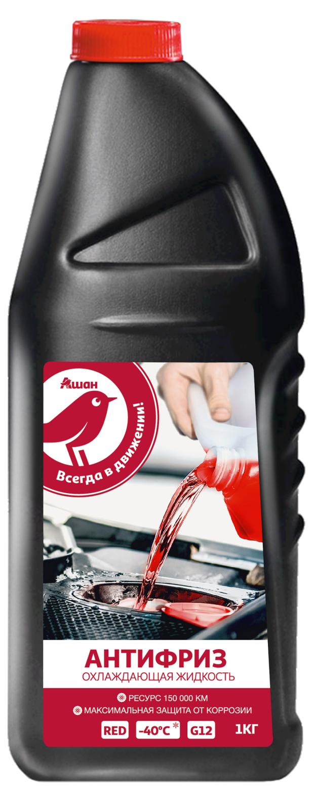Антифриз АШАН Красная птица красный, 1 кг