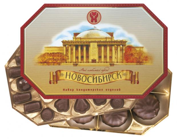 Набор конфет Мой любимый город Новосибирск ассорти, 720 г