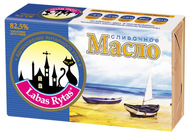 

Масло сливочное Labas Rytas Традиционное 82,5%, 180 г
