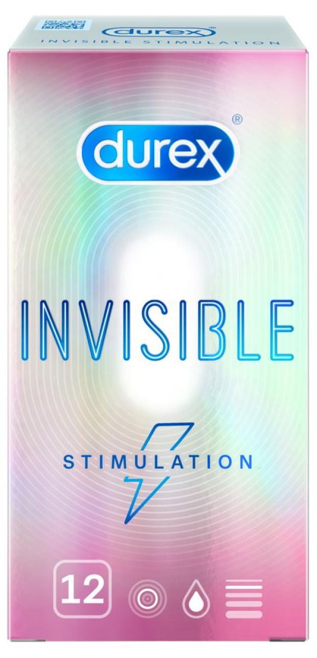 Презервативы Durex Invisible Stimulation, 12 шт