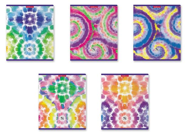 

Тетрадь ErichKrause Tie-Dye в клетку А5+, 96 л