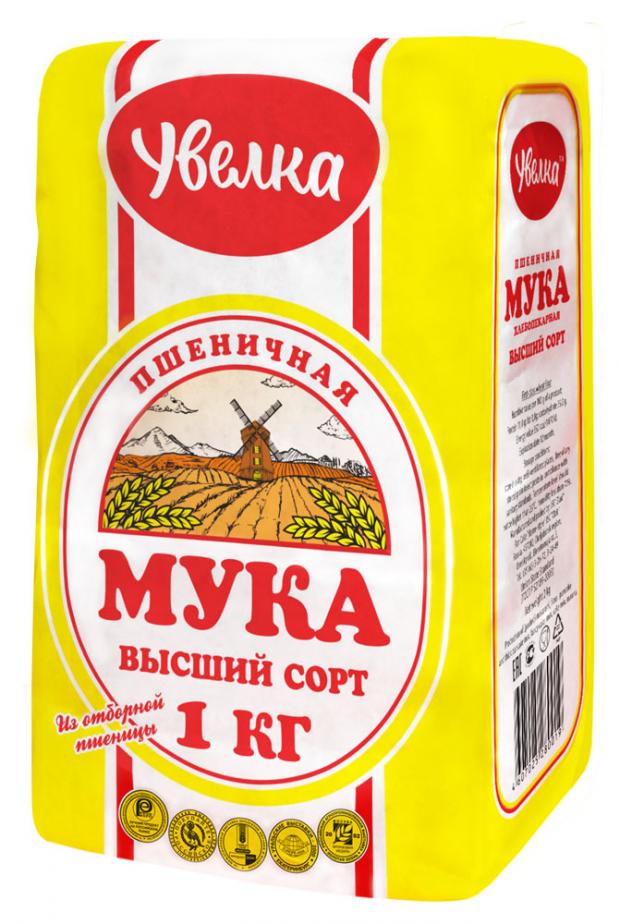 

Мука пшеничная «Увелка» высший сорт, 1 кг
