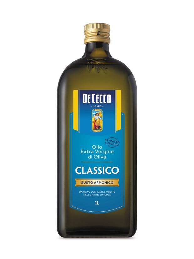 Масло оливковое De Cecco Extra Virgin нерафинированное, 1 л