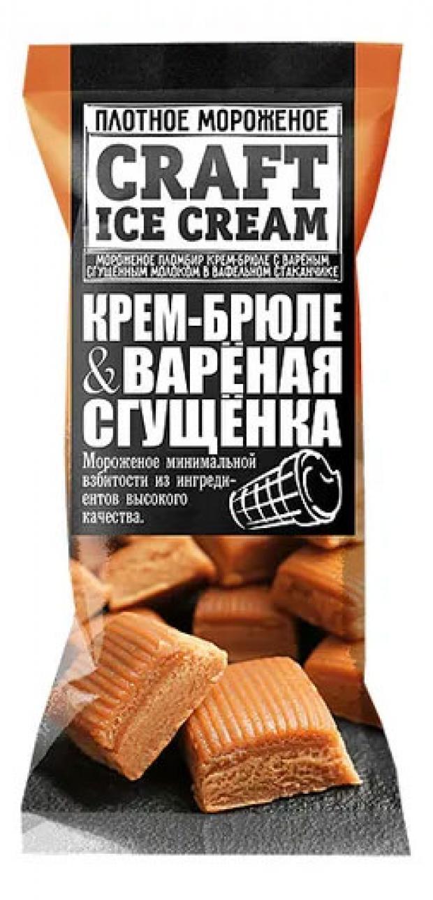 

Мороженое пломбир «Талосто» Craft Крем-брюле со сгущенкой, 80 г