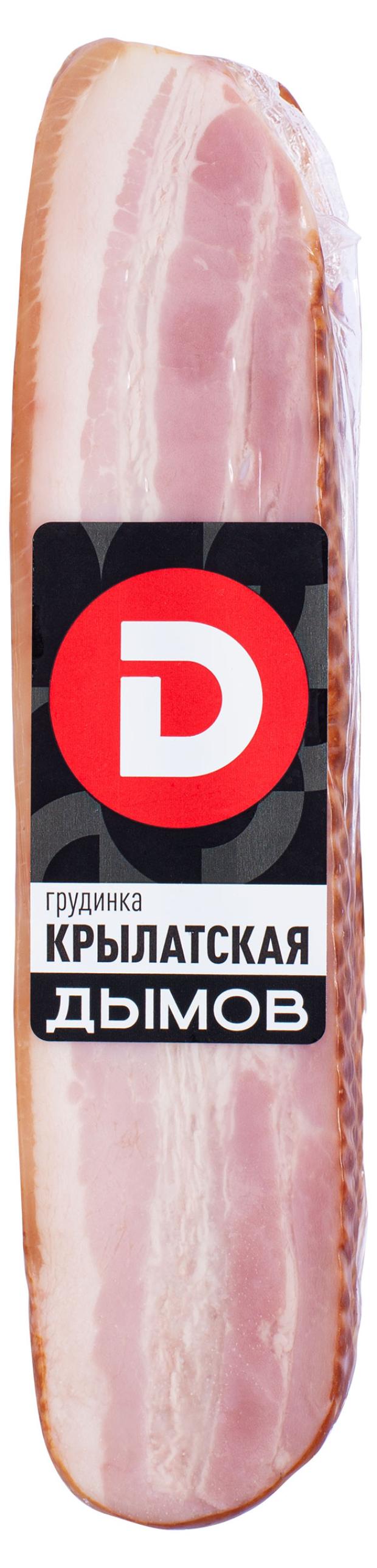 

Грудинка Дымов Крылатская варено-копченая, 370 г