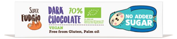 

Шоколад Super Fudgio темный без сахара, 40 г