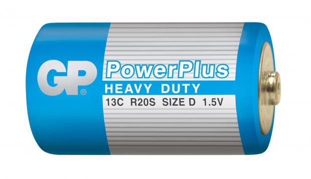 

Батарейка D GP Power Plus R20, 2 шт