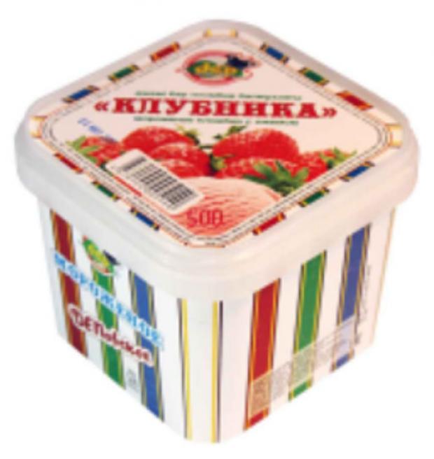 Мороженое пломбир Dep клубника 15%, 500 г