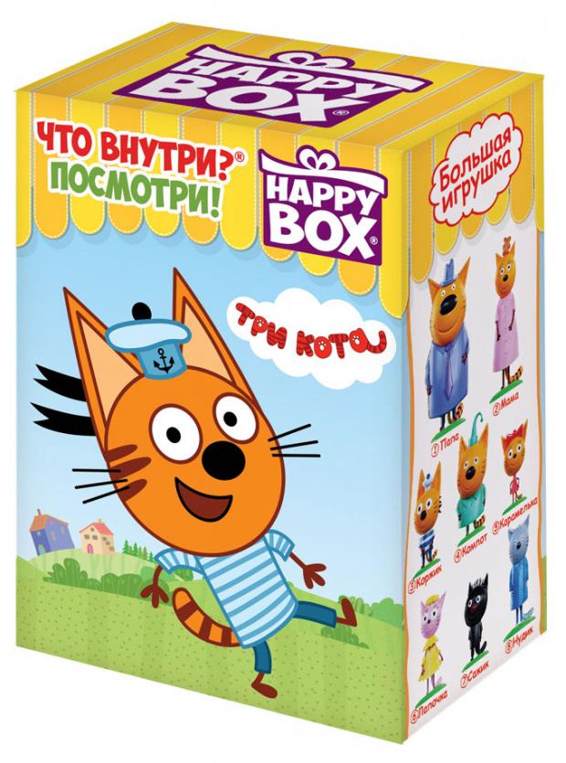 

Набор «Три кота» HAPPY BOX фигурка + карамель в коробочке, 18 г
