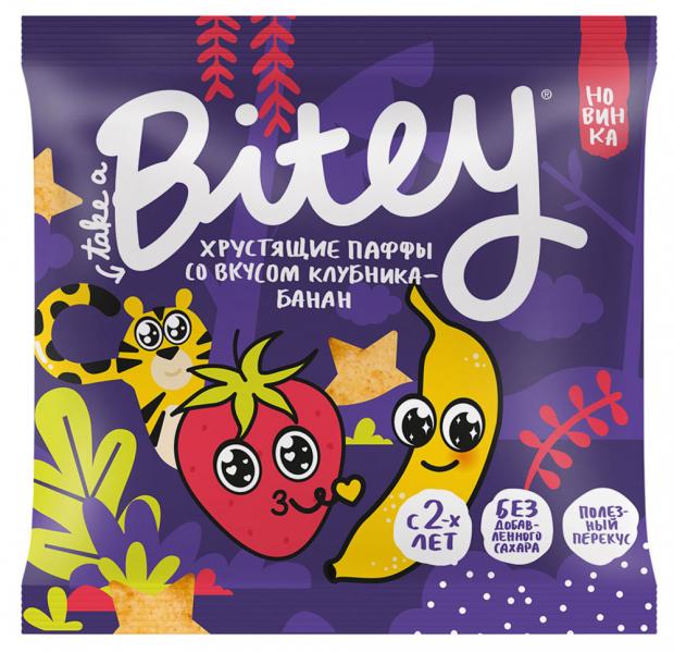 

Мультизлаковые фигурки Take a Bitey Паффы со вкусом Клубника-банан от 2-х лет, 20 г