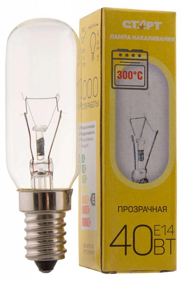 

Лампа накаливания «СТАРТ» 40W E14