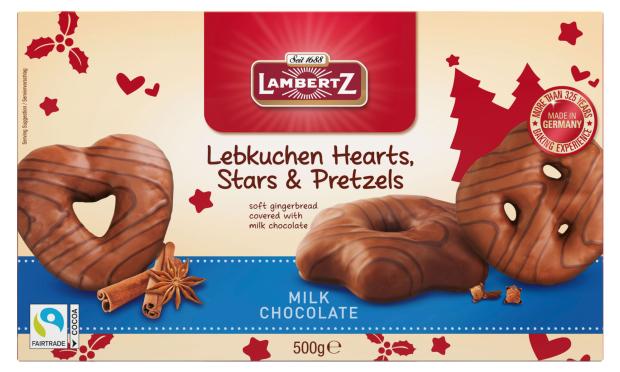 

Пряники Lambertz в молочном шоколаде, 500 г