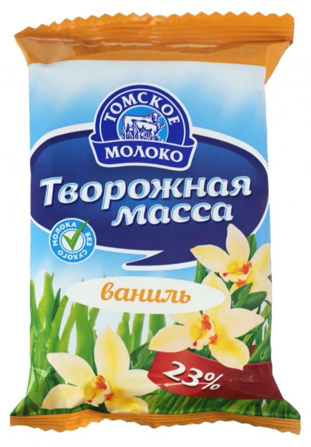 Масса творожная Томмолоко с ванилью 8% БЗМЖ, 100 г