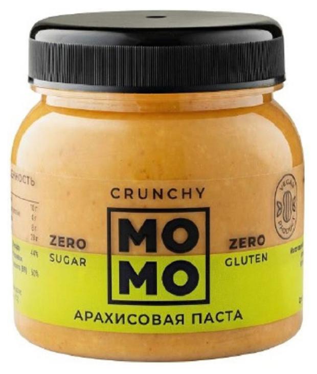

Паста арахисовая МОМО с кусочками арахиса, 250 г