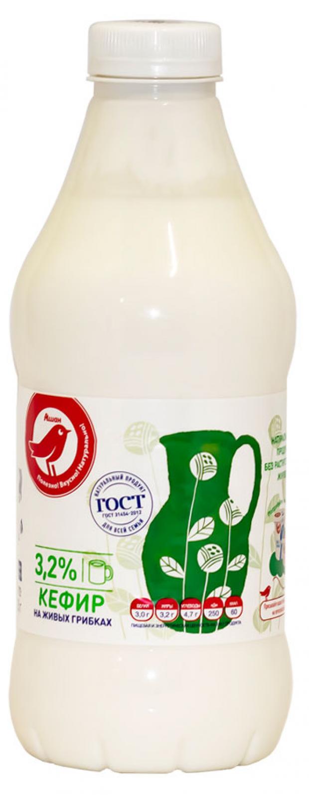 

Кефир АШАН Красная птица 3,2% БЗМЖ, 925 мл