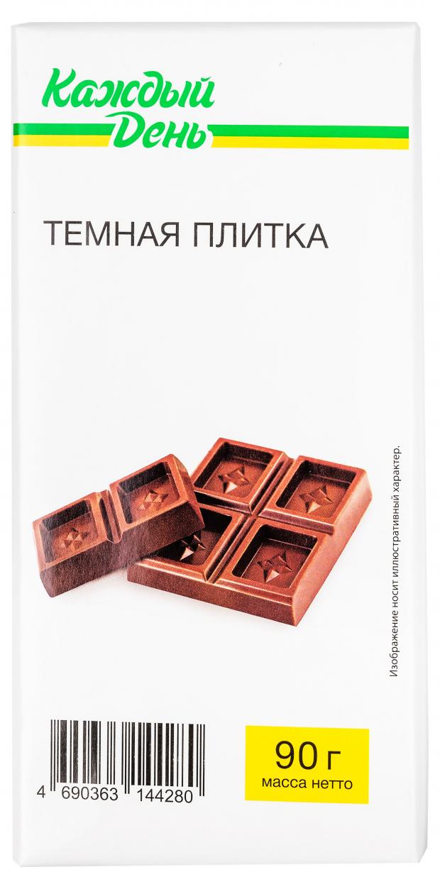 

Кондитерская плитка Каждый день темная, 90 г