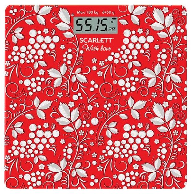

Весы напольные электронные весы Scarlett SC-BS33E029 стекло, 180 кг