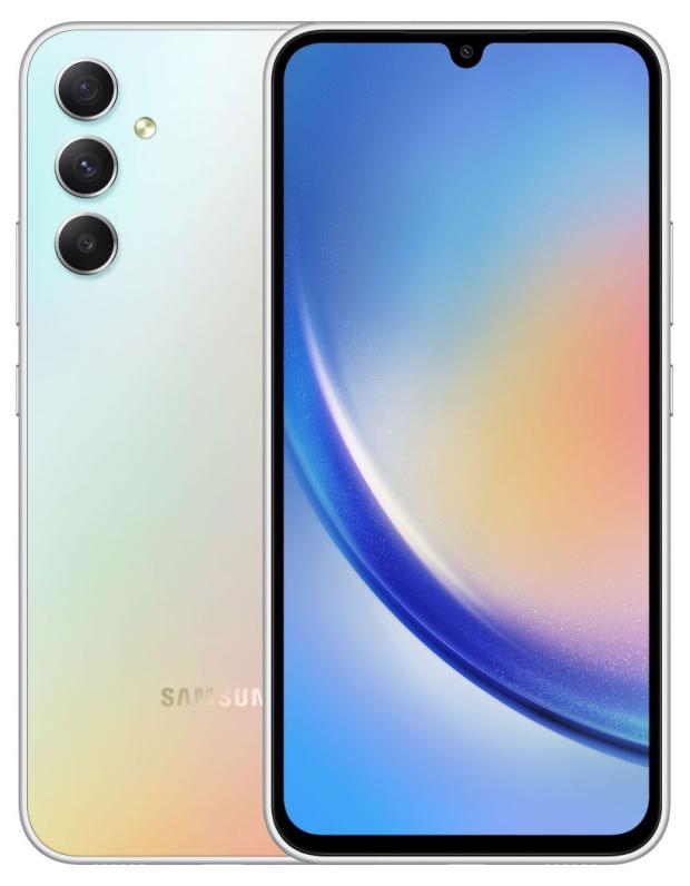 

Смартфон SAMSUNG Galaxy A34 6.6 8/256GB серебристый