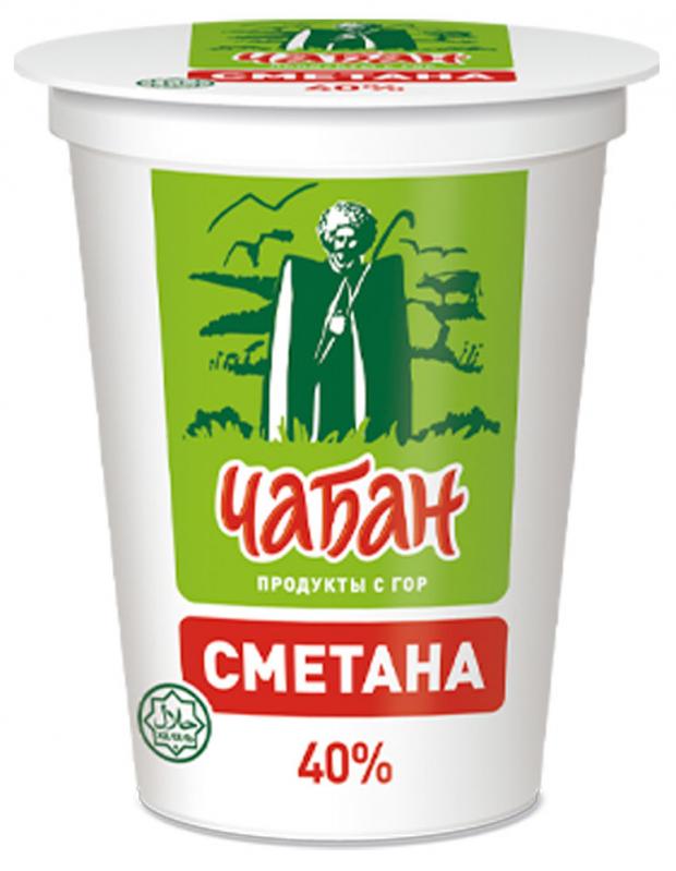 СметанаЧабан 40% БЗМЖ, 400 г