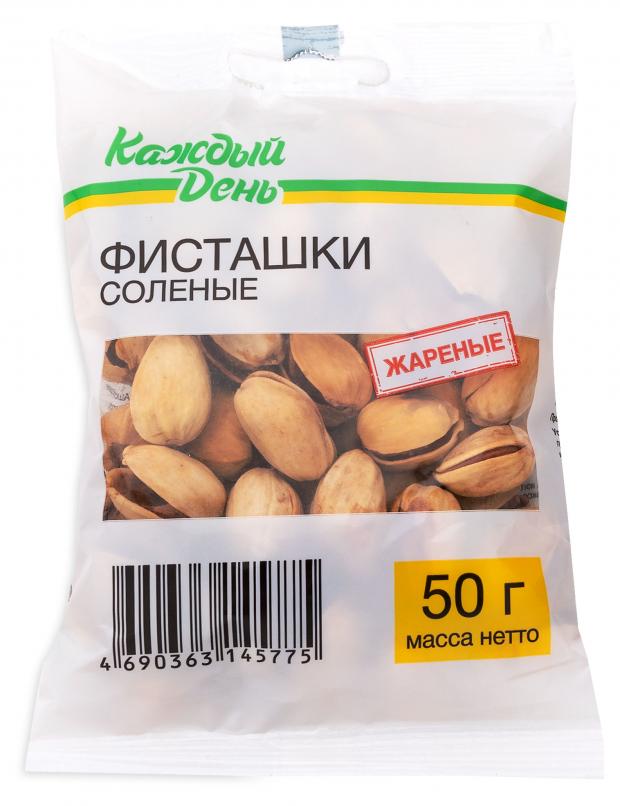 Фисташки Каждый День соленые жареные, 50 г