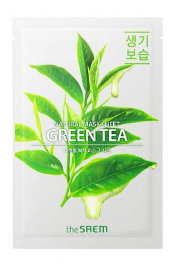 

Тканевая маска для лица с экстрактом зеленого чая The Saem Natural, 21 мл