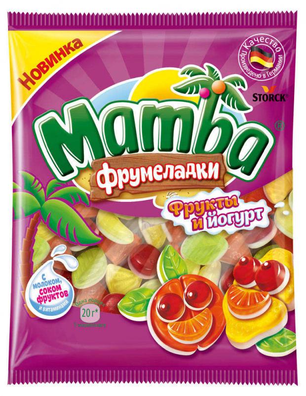 

Мармелад Mamba Фрукты и йогурт жевательный, 72 г